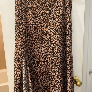 Leopard Print Women's Skirt